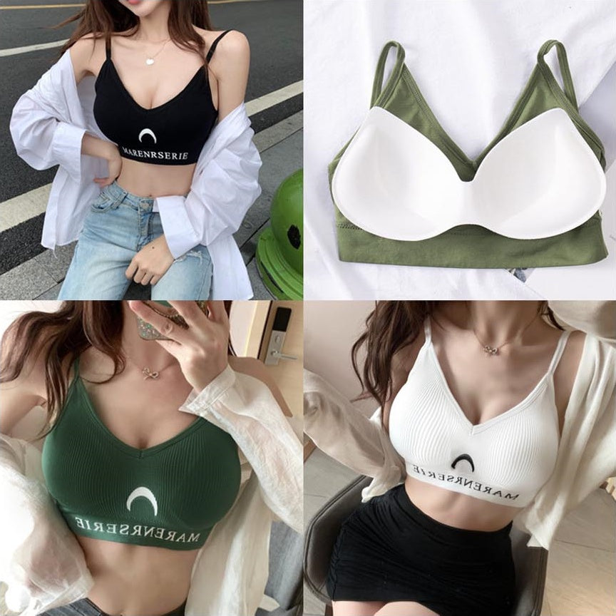 Marenrserie Crescent Moon Aesthetic Crop Tops Womens Sexy Casual Wear