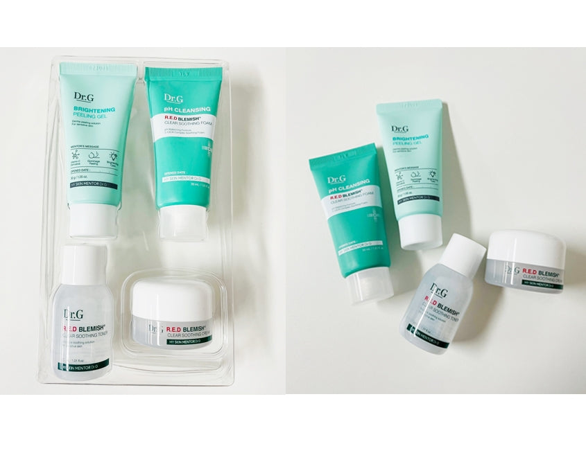 Dr.G Best Skin Care Trial Kit Blemish Soothing moisture Acne Sebum