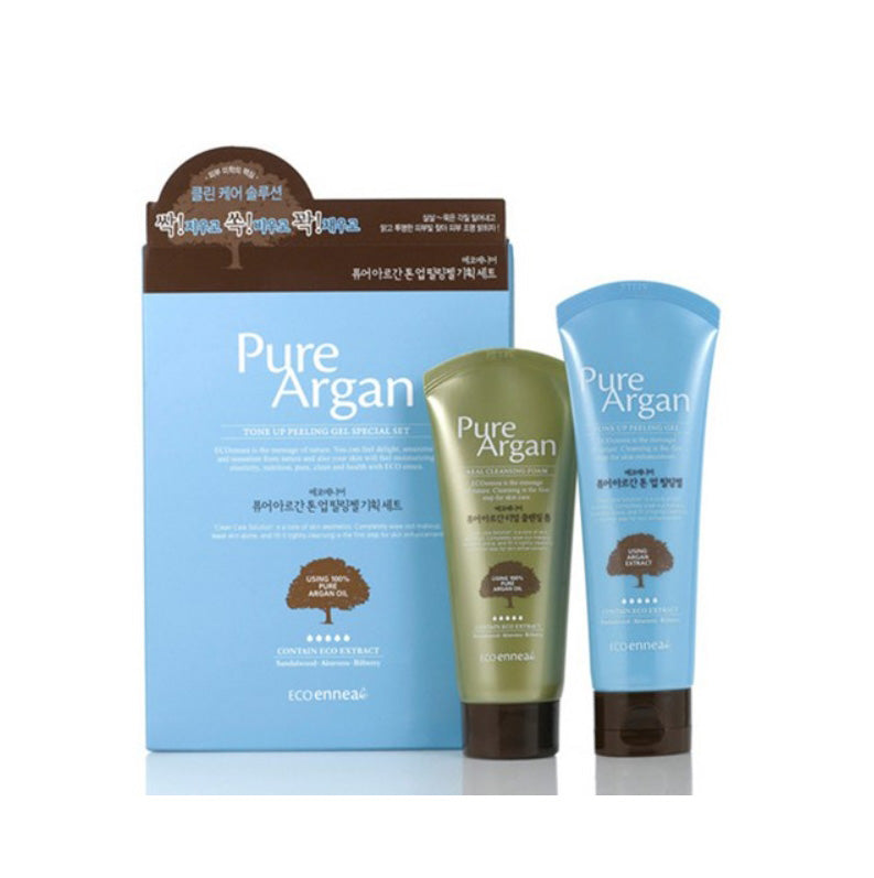 ECO ENNEA Pure Argan Tone Up Peeling Gel Special Set Skin Brightening