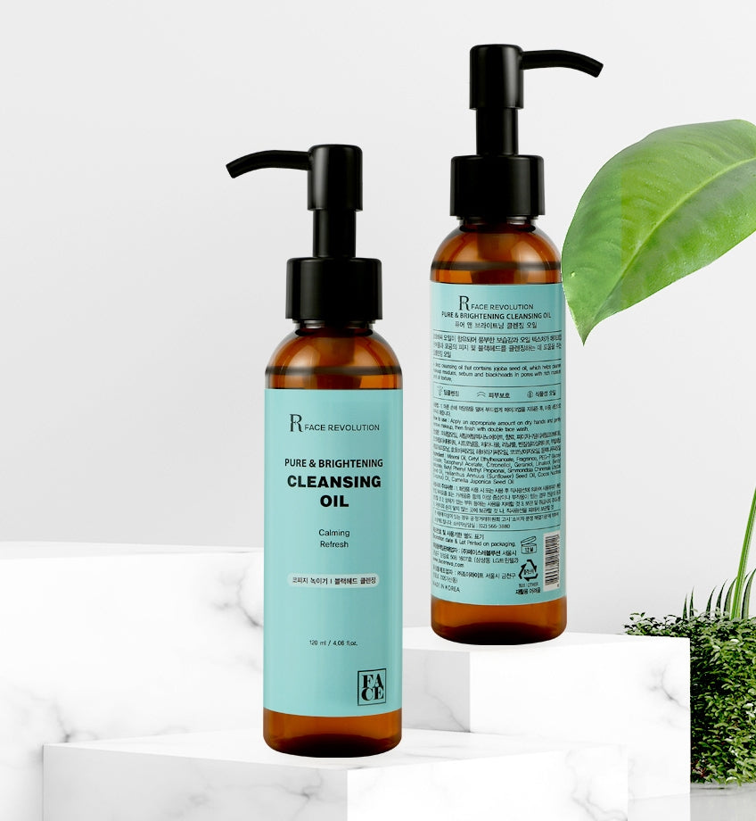 FACE REVOLUTION Pure & Brightening Cleansing Oil Deep 120ml Soothing