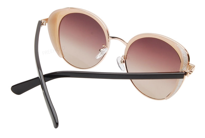 Cat Eyes sunglass Rimmed Womens Eyewear Cute Sun glasses Female