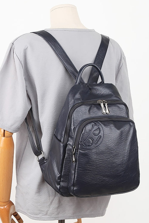 Soft Faux Leather Casual Backpacks Womens Girls School Bookbags Unique