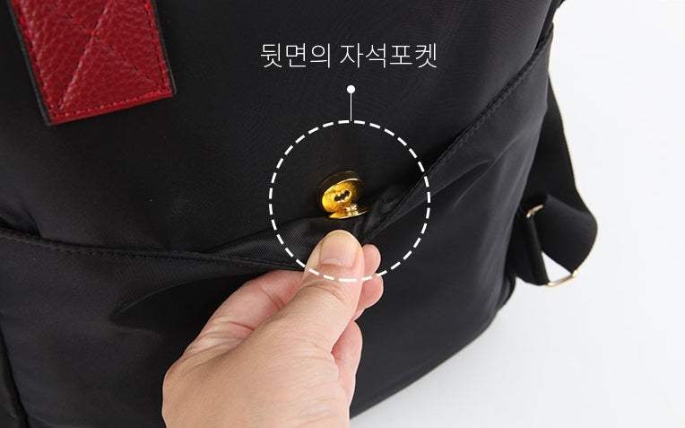 Tassel Faux Leather Backpacks Womens Girls Bags Crocodile Tassel Korea