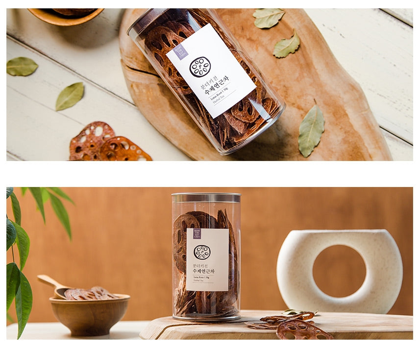Boon The Kitchen Lotus Root Tea 50g Handmade Brain Herbal Korean