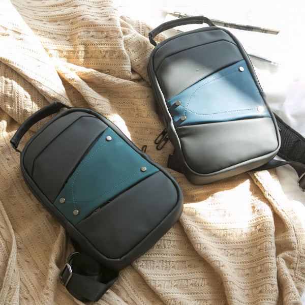 Colorblocked Sling Bags Messengers Unisex Mens Womens Travel