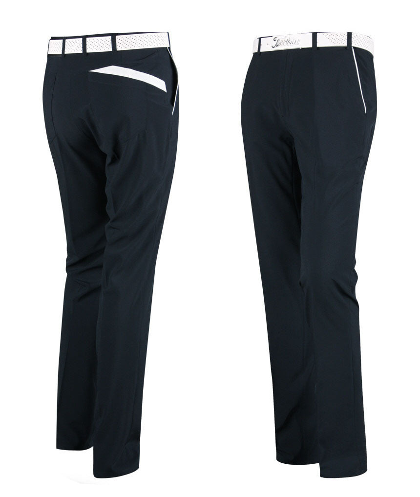 Navyblue Stretch Golf Wear Trousers Mens Pants UV Slim Fit Outdoor