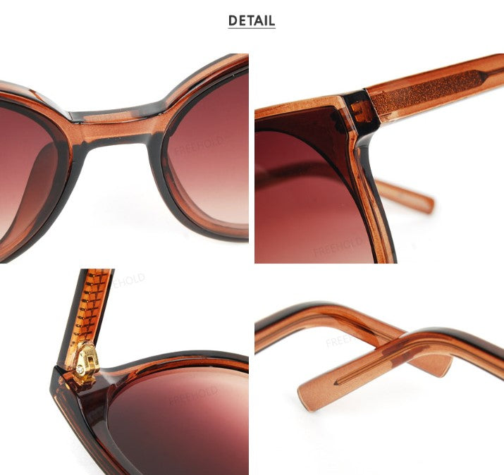 Cat Eye Wayfarer Frame Sunglasses Rimmed Unisex Mens Womens Eyewear