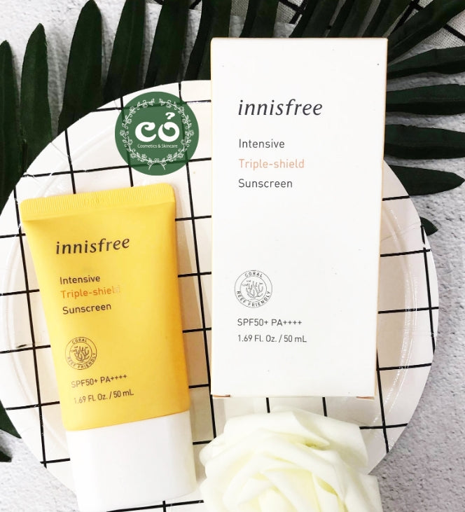 INNISFREE Intensive Triple Shield Sunscreen 50ml Beauty Cosmetics