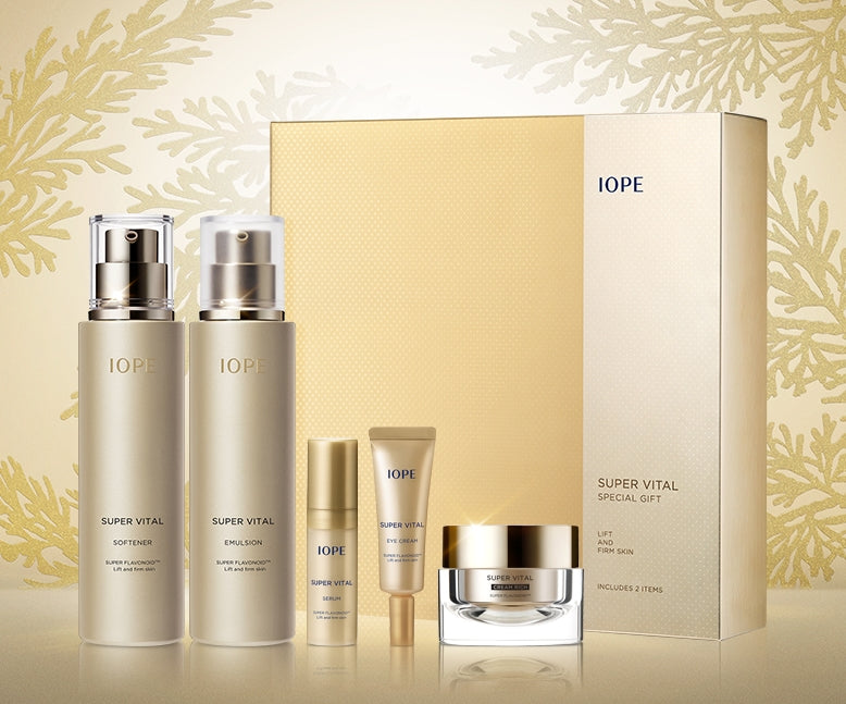 IOPE SUPER VITAL SPECIAL GIFT 2 ITEMS Korean Skincare Cosmetics Womens
