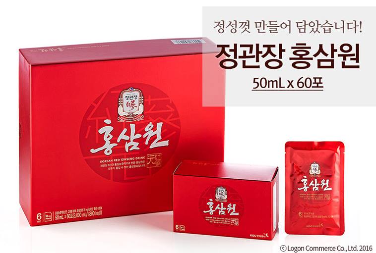 Korean Red Ginseng Hongsamone 50ml x 60 Packages Health Care Food