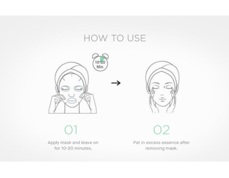 Jayjun Okra Greem Mask Skin Barrier Nourishes Health Face Mask Hydrate