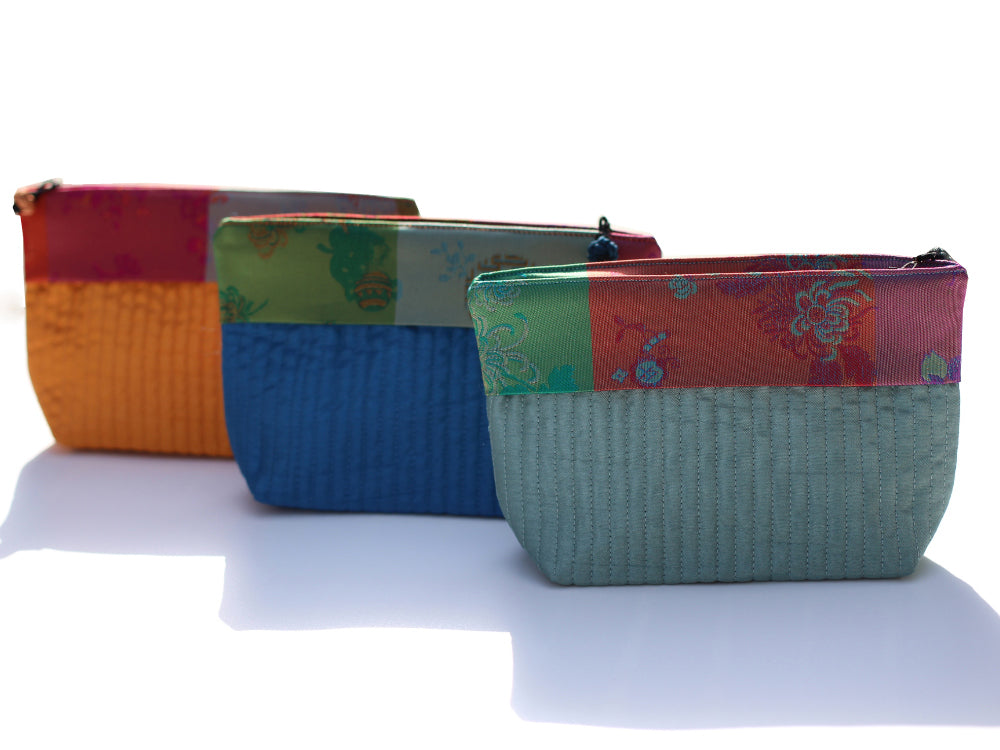 Korean traditional Pattern Quilted Mini Pouch Coin purse Womens