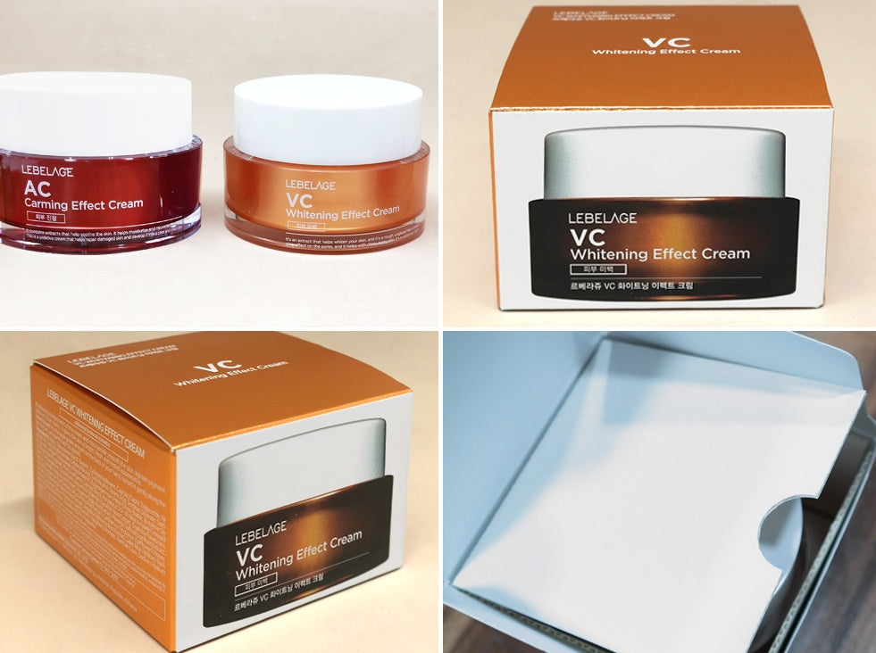 LEBELAGE VC Whitening Effect Cream 50ml Korean Skincare Womens Beauty