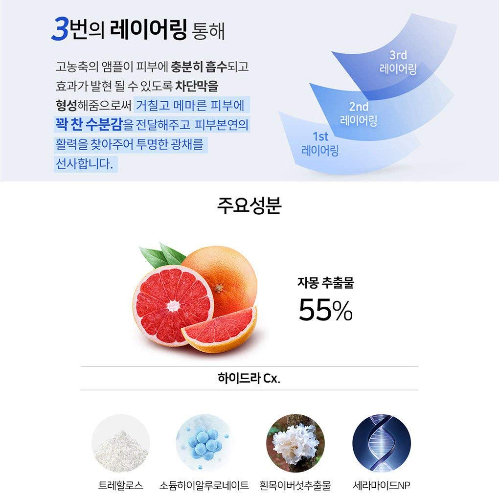 MEDIHEAL Masking Layering Ampoule HYDRA Shot Facial Skincare 4mlx3ea