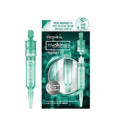 MEDIHEAL Masking Layering Ampoule - Exceltoning Shot (4mlx3ea)