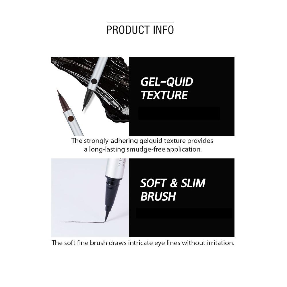 Missha Natural Fix Brush Pen Liner Eyeliner Makeup Sharp Gelquid Long