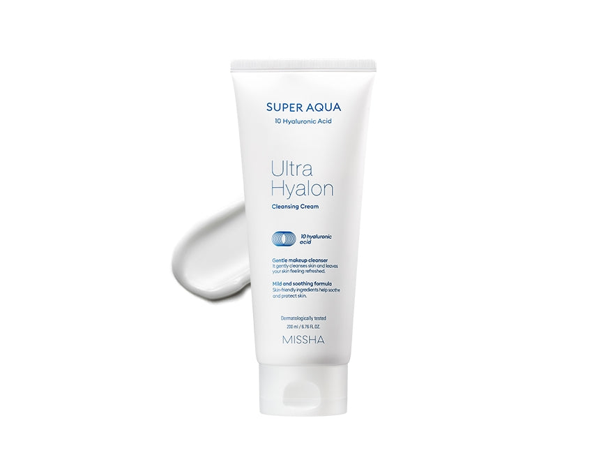 MISSHA SUPER AQUA ULTRA HYALRON CLEANSING CREAM 200ml Skincare Womens