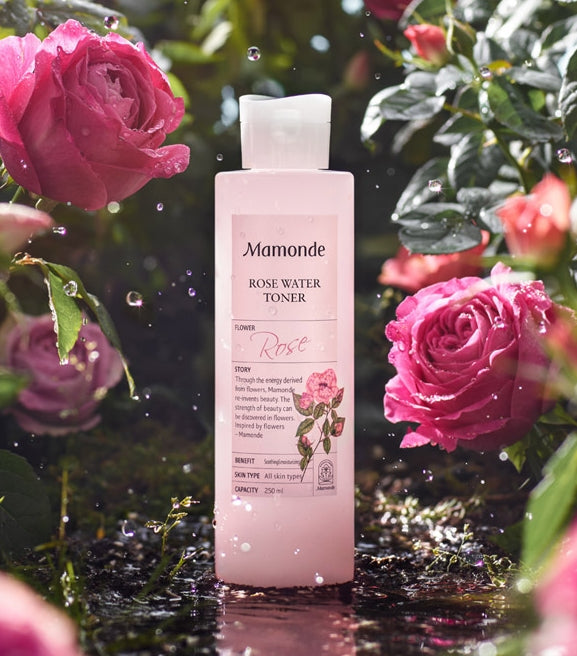 Momonde Rose Water Toner 250ml Korean Womens Beauty Cosmetics Skin Care