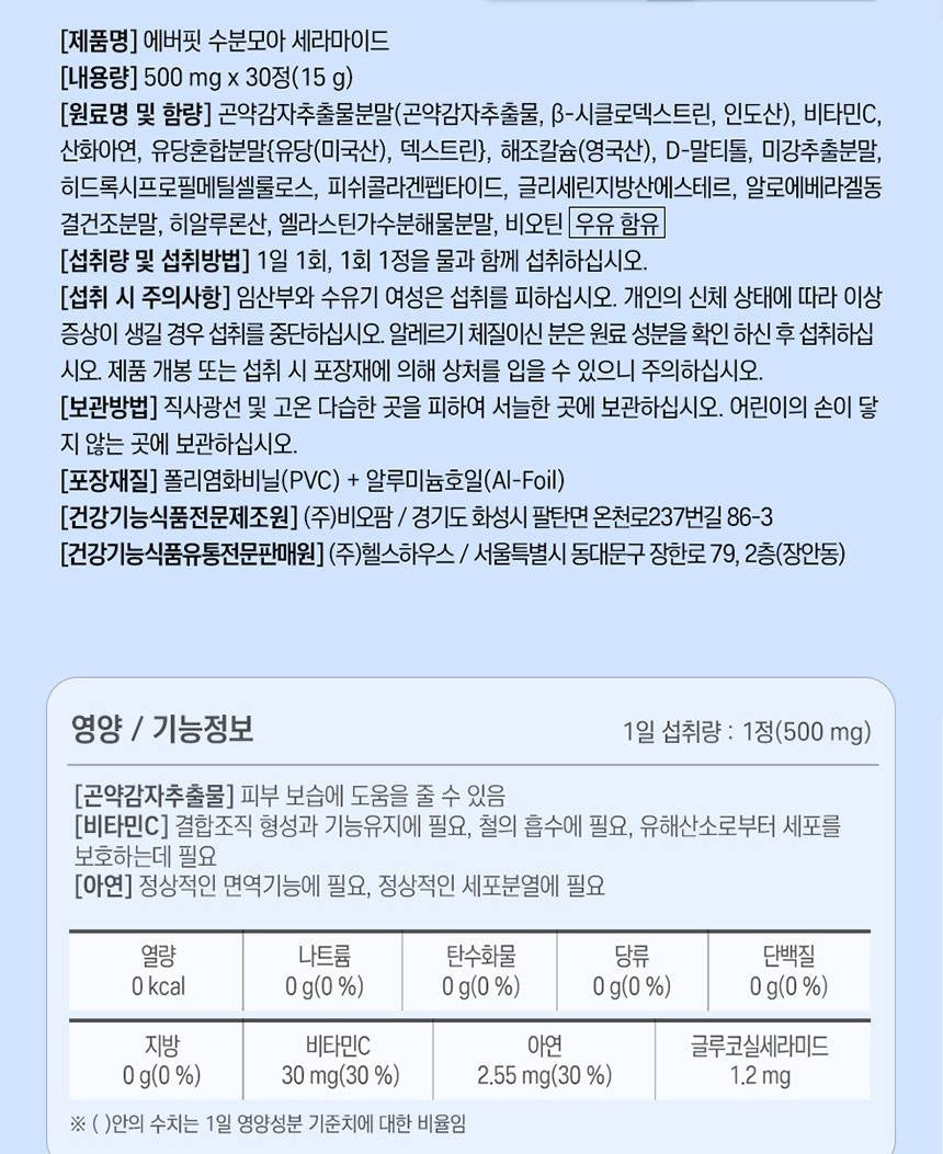 Natural Plus Everfit Moisture Ceramide Dry Skin health supplements