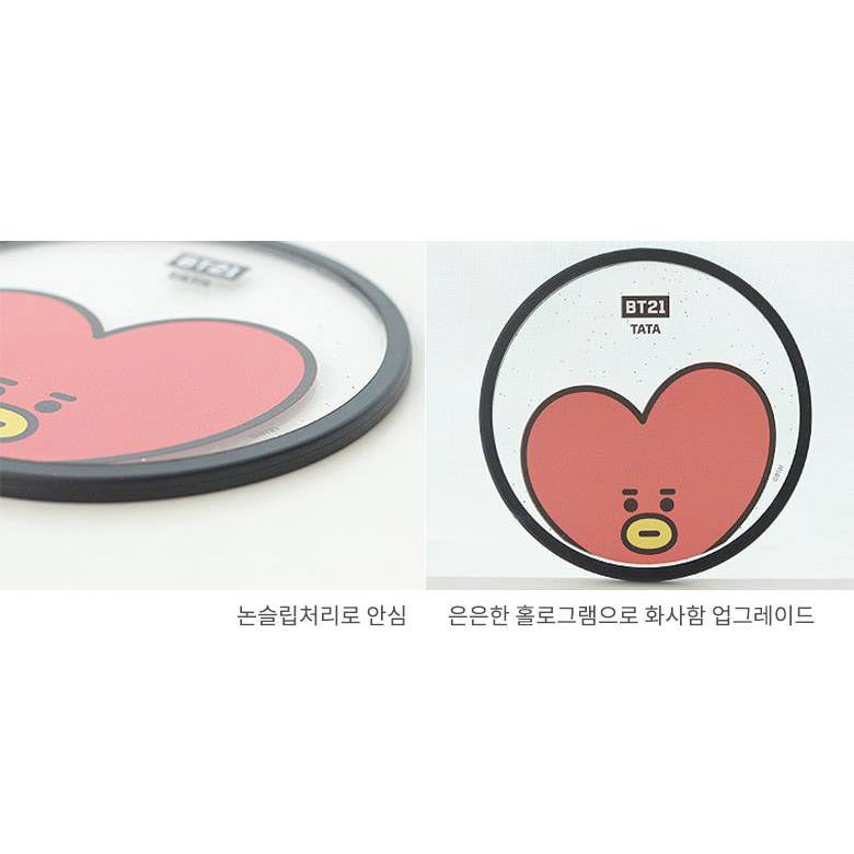 BT21 Coaster Character TATA Bottle Cup Homeware Tea Kitchen Drinkware