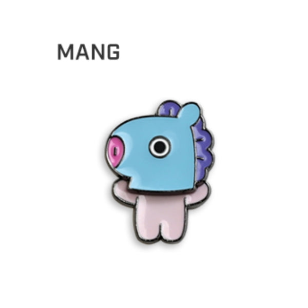 BT21Cute Character Swing Pin Badge Accessory Kpop Styling Tools brooch