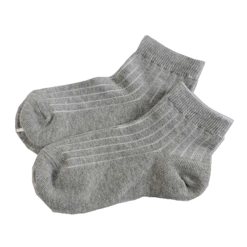 Kids Basic Gray Socks 10pcs Footware Clothing thermal insulation