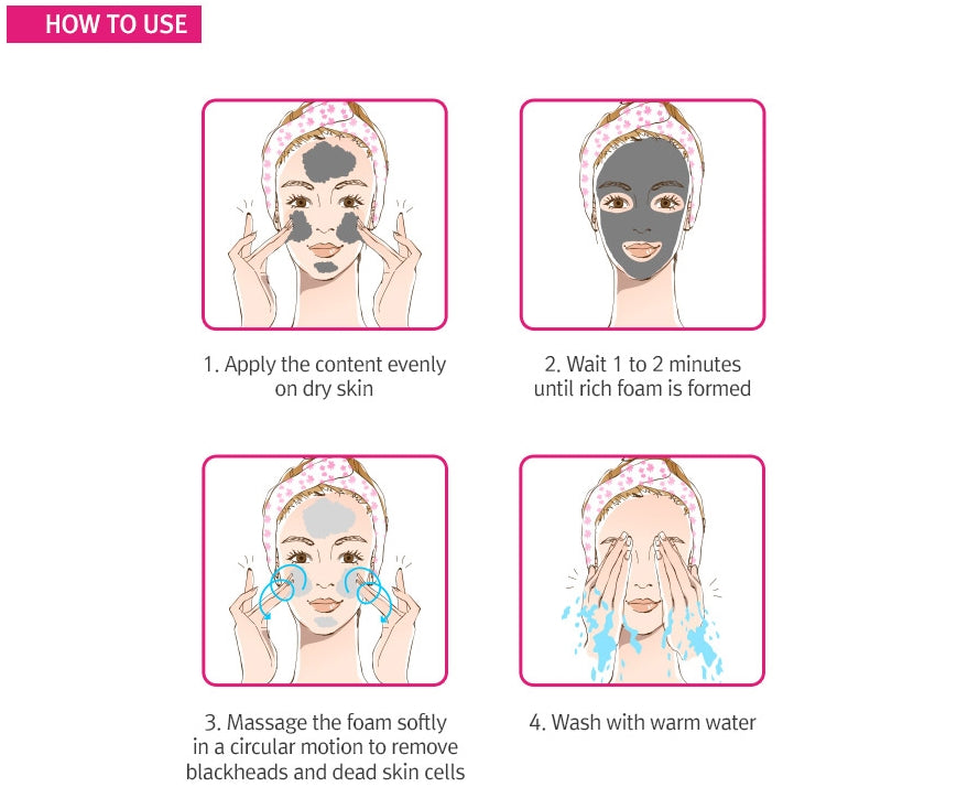 RiRe ALL KILL BLACKHEAD BUBBLE PACK 50ml Korean Cosmetics