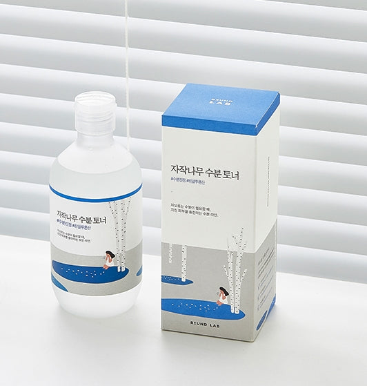ROUND LAB BIRCH JUICE MOISTURIZING TONER 300ml Korean Cosmetic Skin