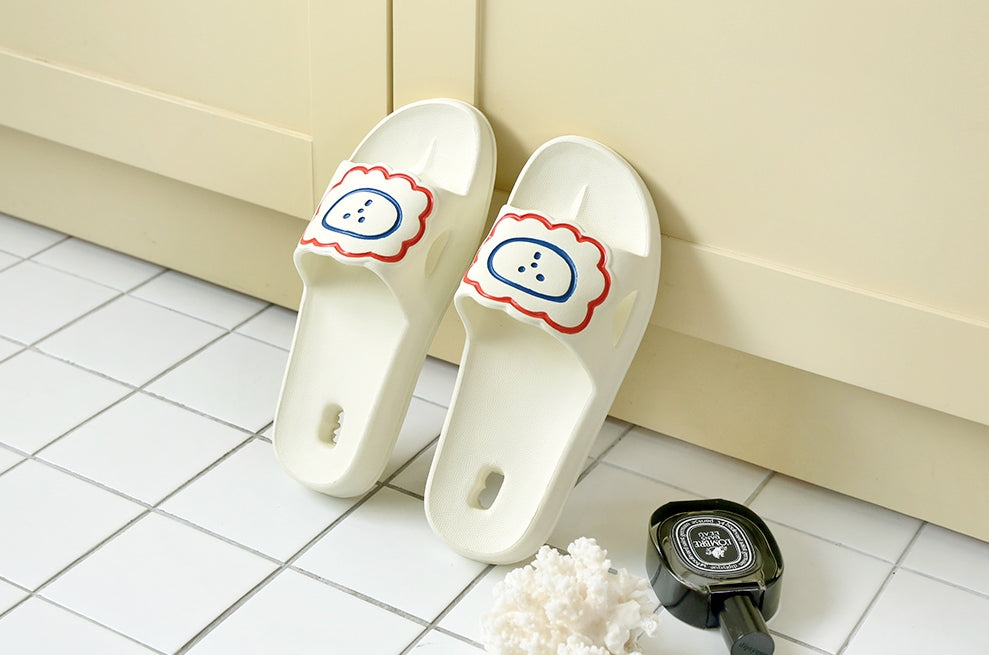 Lion Bathroom Slippers Shoes Home Soft Nonslip water hole Couple Gifts