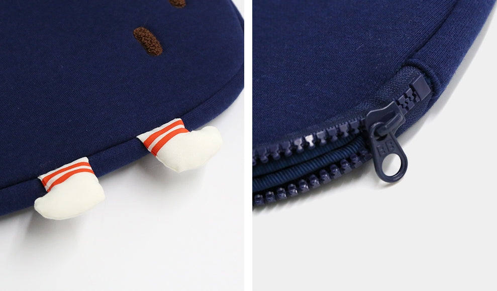 Peanut Character 11" Inch iPad Laptop Pouches Sleeves Protective Covers Computer Bags Cute Cases