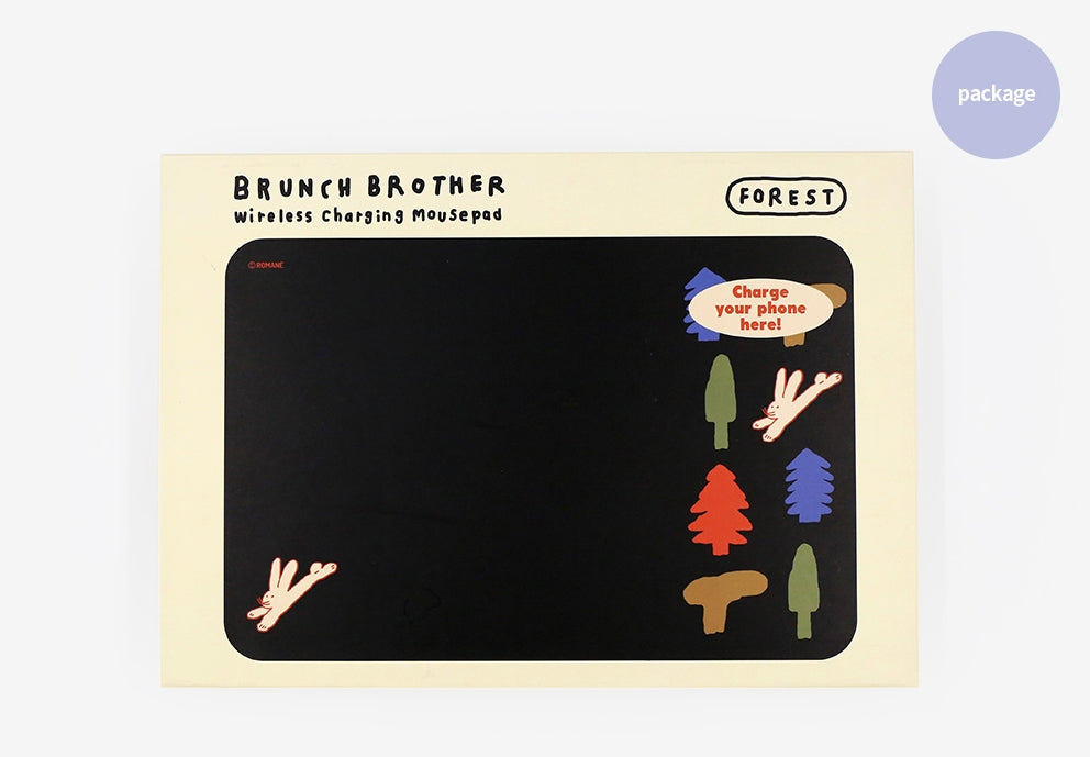 Graphic Fast Wireless Charging Mouse Pads Faux Leather Non-Slip Office