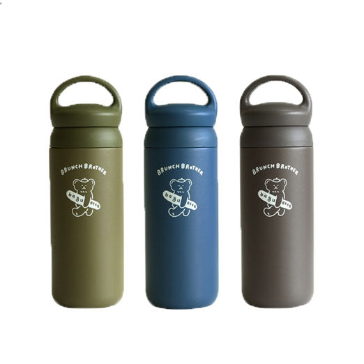 Thermos Top Handle Tumblers Stainless Steel Vacuum Cups Water Bottles