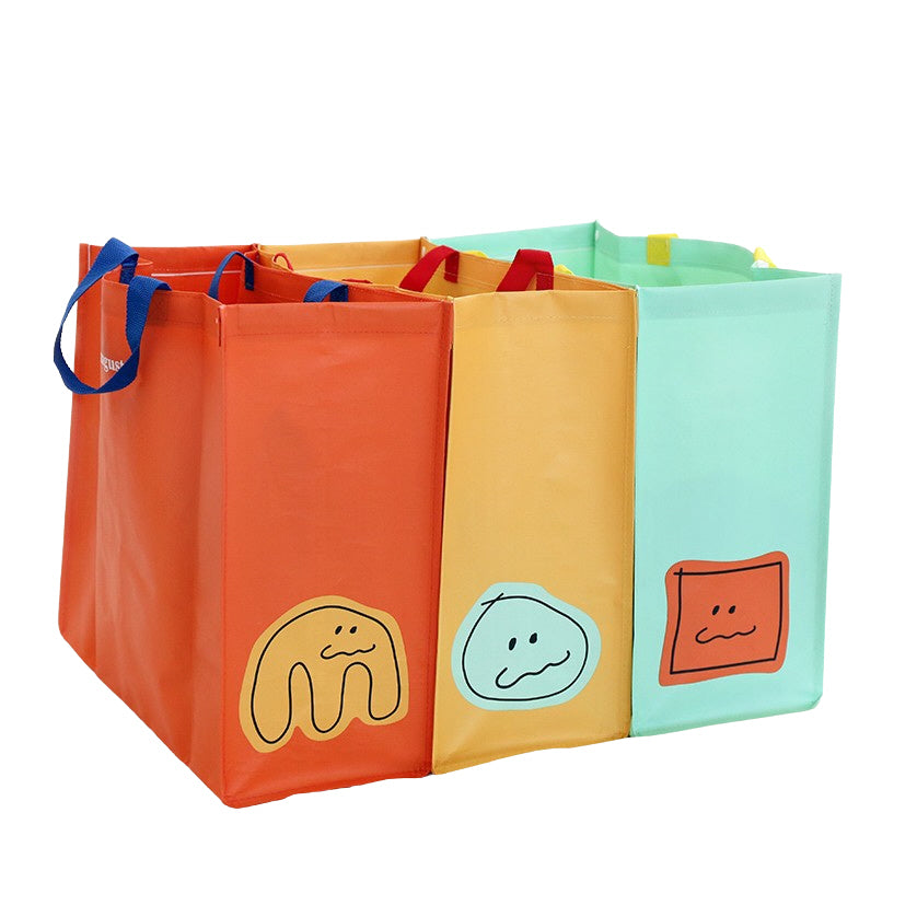 Good things come in orange packages! These lovely recycled pouches