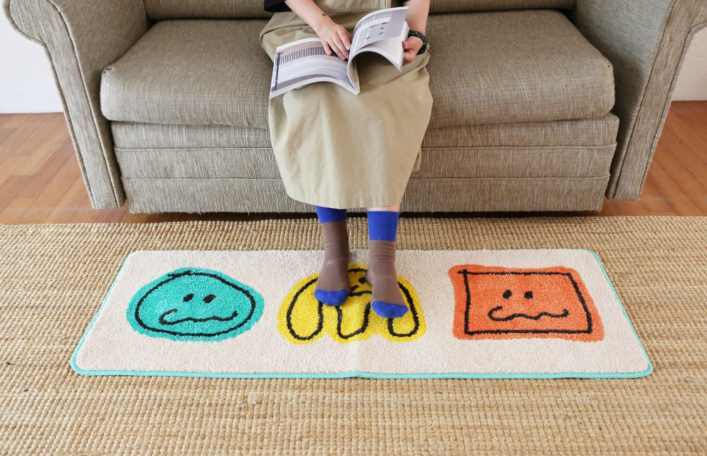 Cute Characters Bathroom Floor Foot Rugs Long Mats Home Bed Door Pads