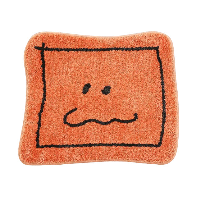 Orange Cute Character Bathroom Floor Foot Rugs Mats Home Bed Door Pads