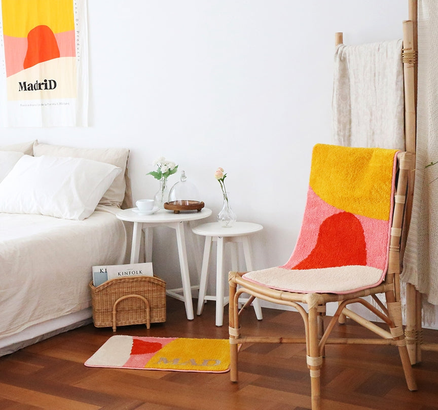 Madrid Felt Bathroom Floor Foot Rugs Mats Non Slip Home Bed Door Pads