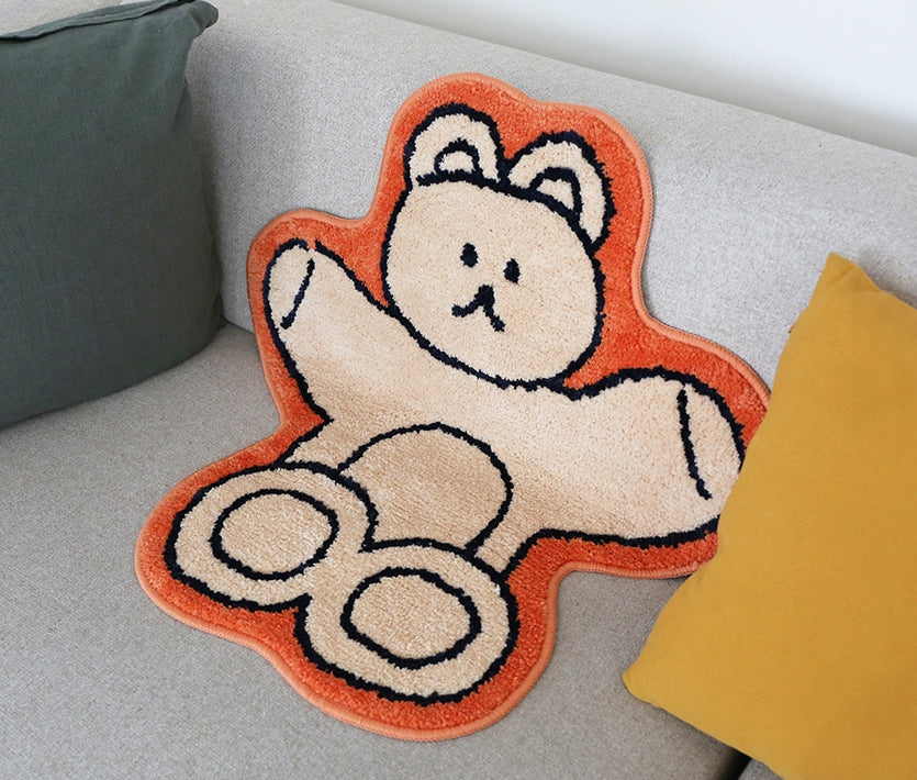 Bear Cute Bathroom Floor Foot Rugs Mats Non Slip Indoor Home Pads Soft