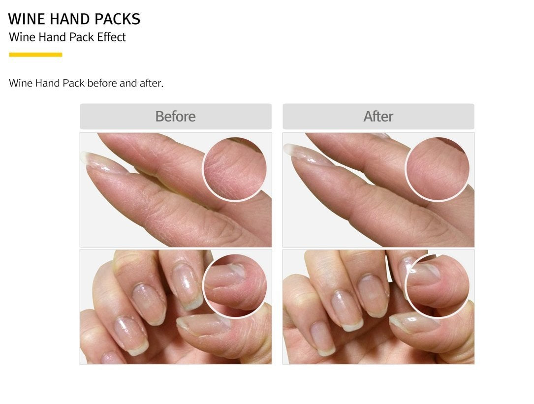 RUBELLI Wine Hand Packs 56gx4ea at home self hand care, Moisturizing