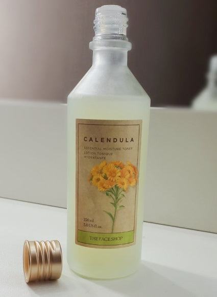 THE FACE SHOP CALENDULA ESSENTIAL MOISTURE TONER 150ML Korean Cosmetic