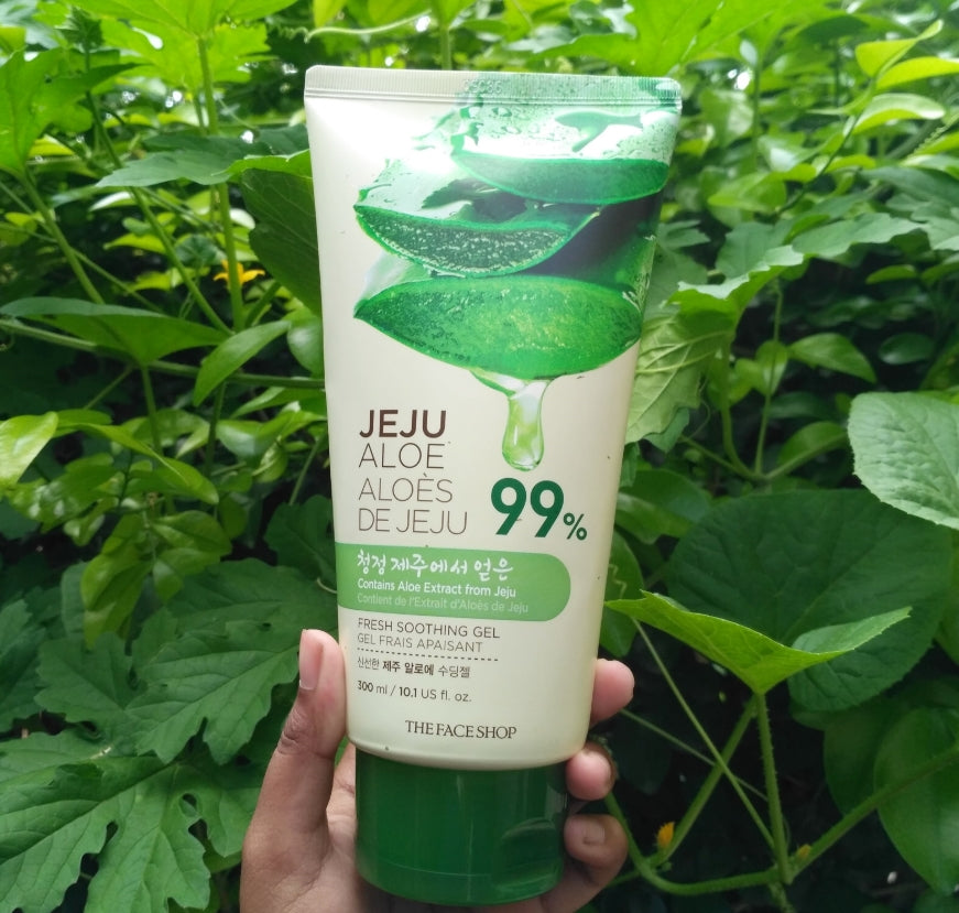 THE FACE SHOP JEJU ALOE FRESH SOOTHING GEL 300ml Korean Moisture Face