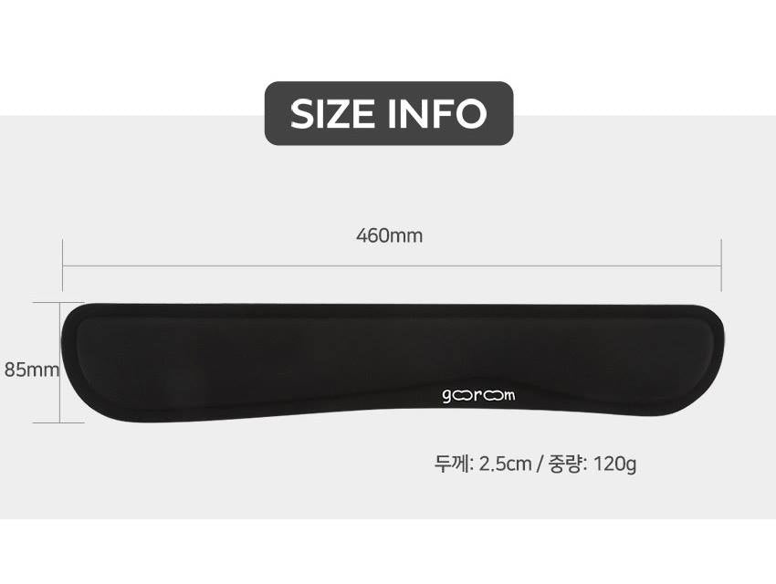 Keyboard Wrist protection Cushion Pads Memory form Computer supplies