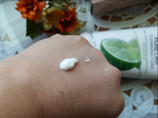 The Skin Pure Lime Cleansing Foam 150ml Skin Hydrating&Purifying Cosmetics