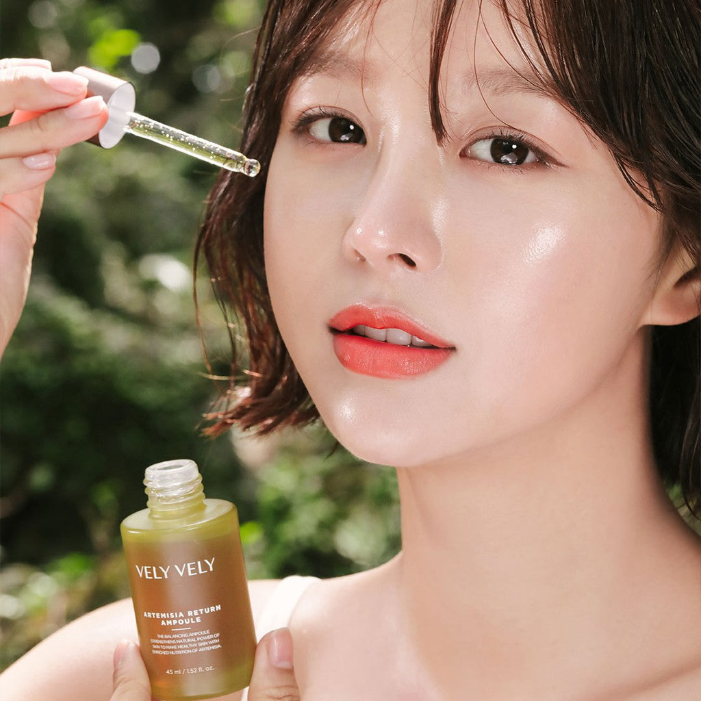 VELY VELY Artemisia Return Ampoule 45ml Facial Skin Care Hydration New