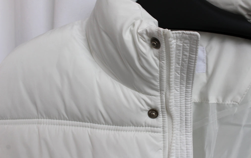 White Mens Short Puffers Winter Outerwear Outfits Kpop Style Coats Clothing