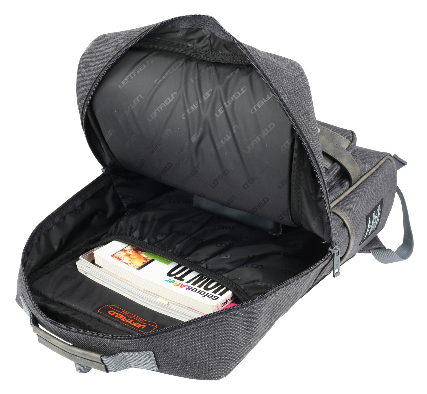 Black Canvas Casual Daypacks Laptop Backpacks