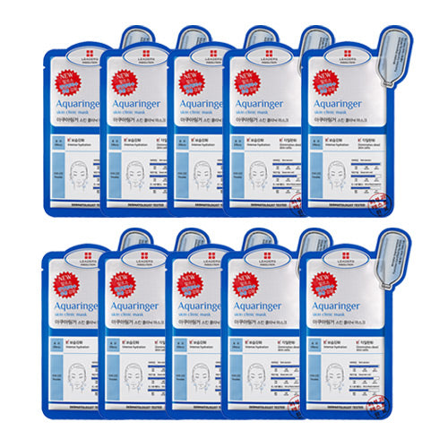 Leaders Clinic Aquaringer Skin Care Masks 10 Sheets