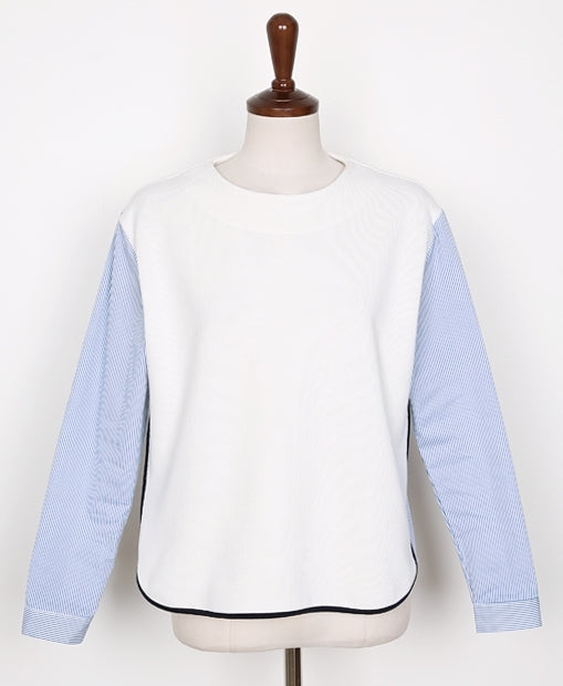 Ivory Knit Shirt Hybrid Novelty Tops