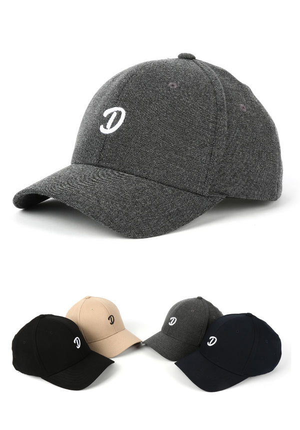 D Logo Graphic Baseball Caps Korean Street Fashion Kpop Style Accessories
