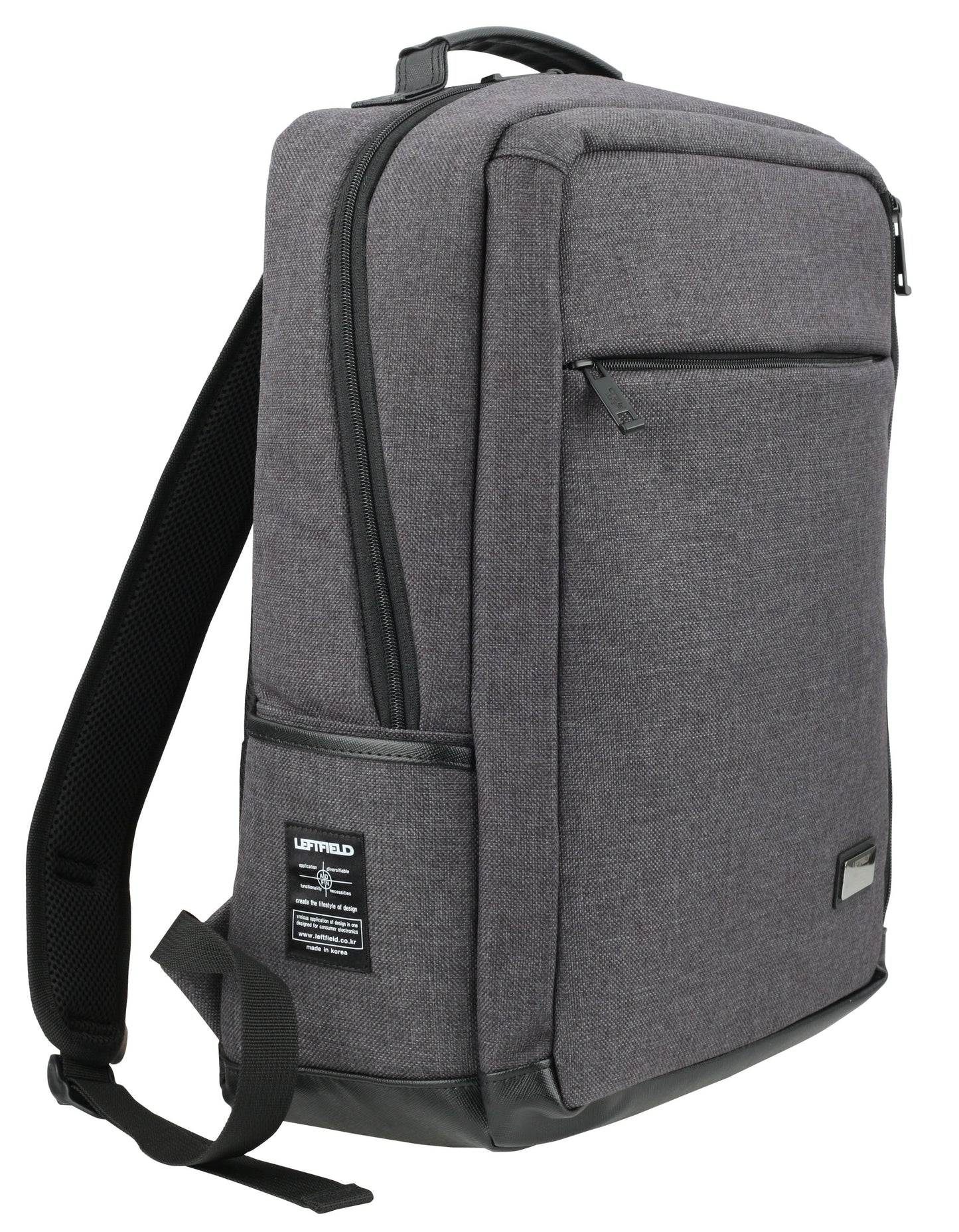 Black Canvas Laptop School Backpacks