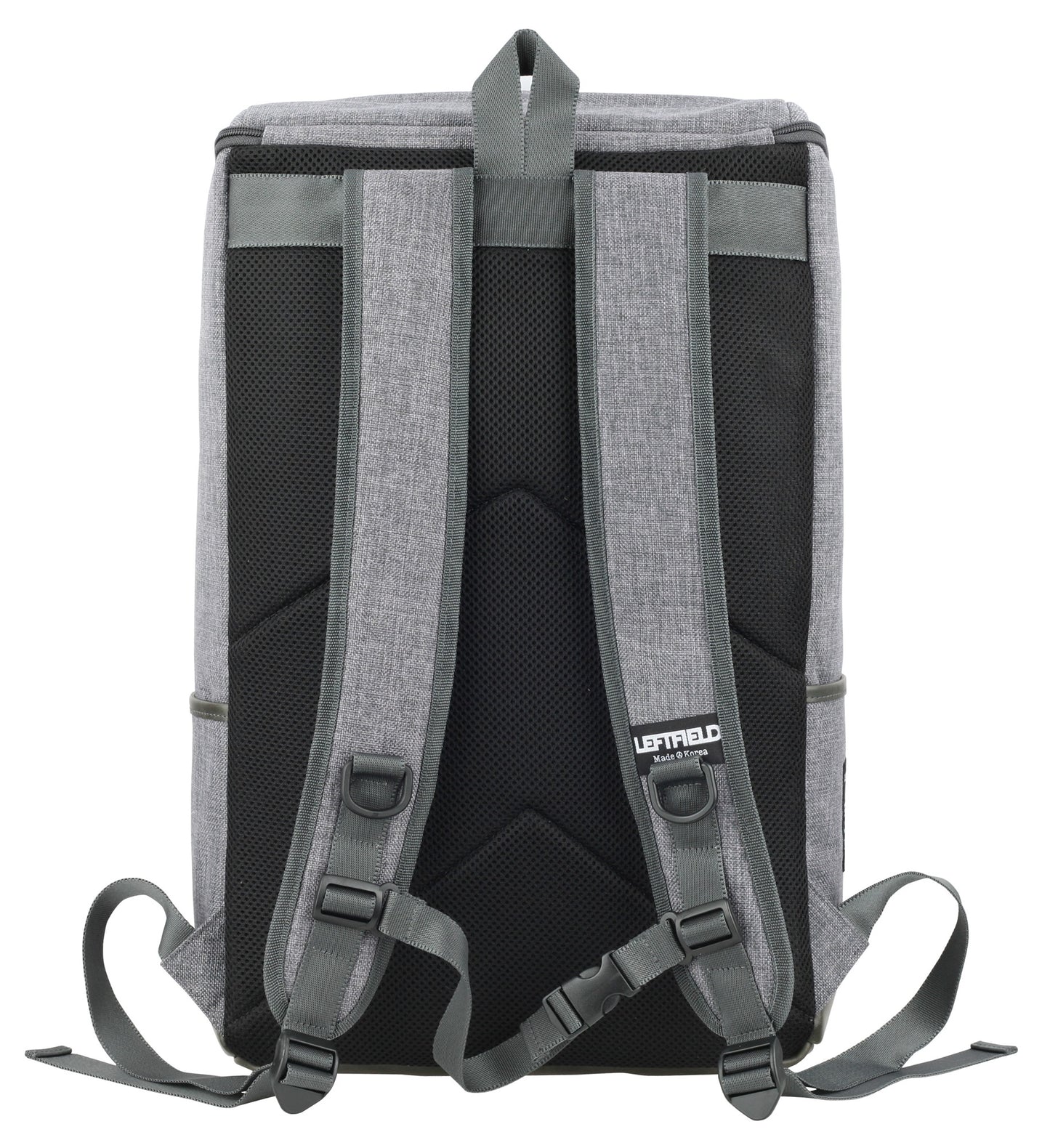 Gray Canvas Casual Laptop Daypack Travel Backpacks